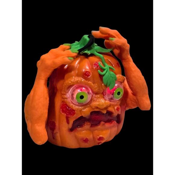 Spearhead 1994 Boglins Shakin Pumpkin Vintage Action Figure Works Rare - Picture 8 of 8